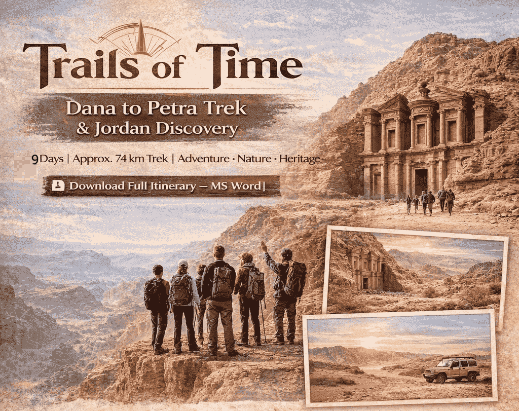 Dana to Petra Trek: One of the World’s Best Hikes Recognized by National Geographic